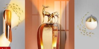 File tranh quảng cáo file tranh bộ decor in treo tường tráng gương OPIC2255 (download file gốc)