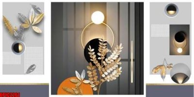 File tranh file tranh bộ decor in treo tường tráng gương OPIC2261 (bản gốc) treo quán cafe