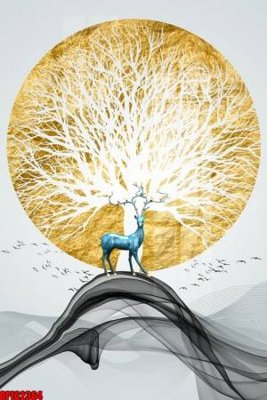 File tranh file tranh bộ decor in treo tường tráng gương OPIC2364 (bản gốc) in canvas