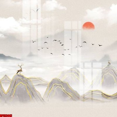 File in ấn file tranh bộ decor in treo tường tráng gương OPIC2442 (bản gốc) sắc nét