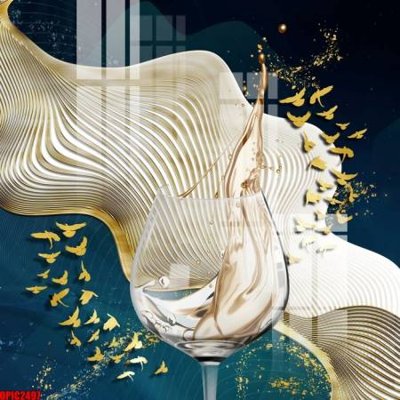 File in trần file tranh bộ decor in treo tường tráng gương OPIC2497 (bản gốc) bầu trời