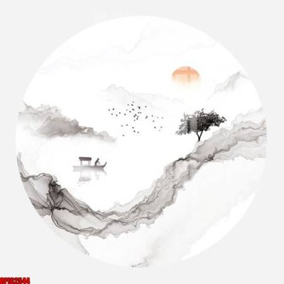 File gốc file tranh bộ decor in treo tường tráng gương OPIC2544 (phong cách) cổ điển