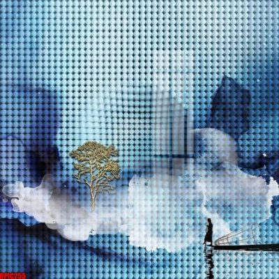 File in trần file tranh bộ decor in treo tường tráng gương OPIC255 (file gốc) phong thủy