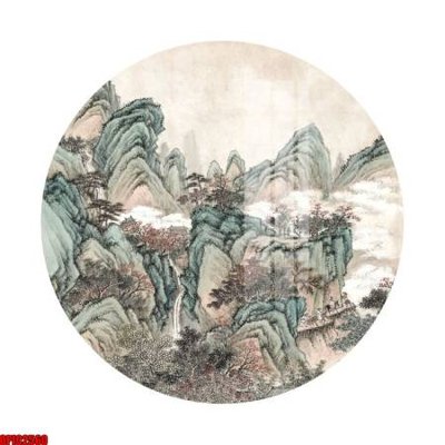 File gốc file tranh bộ decor in treo tường tráng gương OPIC2560 (trang trí) cho phòng khách