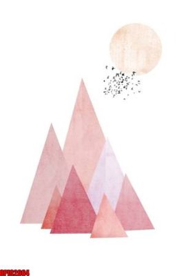 File in ấn file tranh bộ decor in treo tường tráng gương OPIC2664 (bản gốc) cao cấp