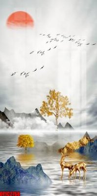 Tải file file tranh bộ decor in treo tường tráng gương OPIC2768 (ảnh gốc) in tráng gương