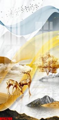 Tải về file gốc file tranh bộ decor in treo tường tráng gương OPIC2769 (dùng cho in quảng cáo)