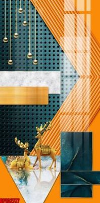 File in trần file tranh bộ decor in treo tường tráng gương OPIC2777 (bản gốc) đại dương