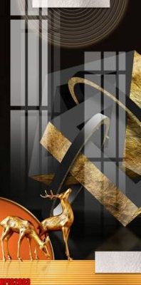 Tải file file tranh bộ decor in treo tường tráng gương OPIC2803 (gốc) in nhanh