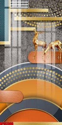 Tệp tin gốc file tranh bộ decor in treo tường tráng gương OPIC2808 (dùng cho in ấn) chuyên nghiệp