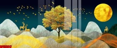 File tranh file tranh bộ decor in treo tường tráng gương OPIC2817 (bản gốc) in canvas