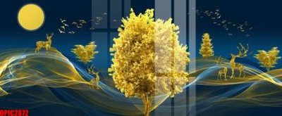 Download file file tranh bộ decor in treo tường tráng gương OPIC2872 (gốc) cho xưởng in