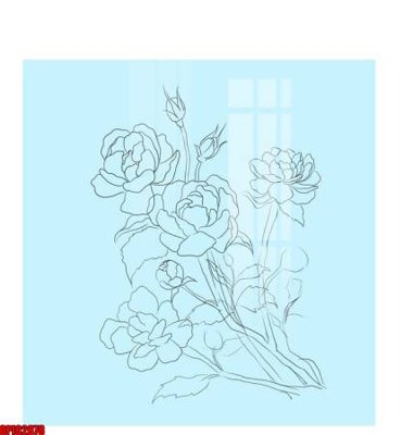 File gốc file tranh bộ decor in treo tường tráng gương OPIC2878 (vector) cho in ấn