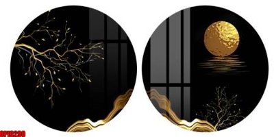 Chi tiết file gốc file tranh bộ decor in treo tường tráng gương OPIC290 (cho in tráng gương)