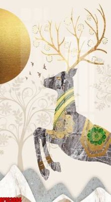 Tải file gốc file tranh bộ decor in treo tường tráng gương OPIC3064 dùng cho in ấn