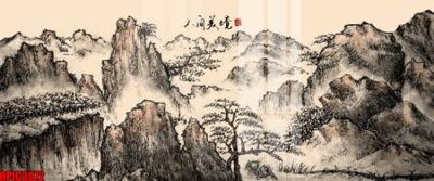 File in trần file tranh bộ decor in treo tường tráng gương OPIC3072 (bản gốc 3D) sống động