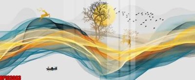 File gốc file tranh bộ decor in treo tường tráng gương OPIC3083 (in tráng gương) nghệ thuật