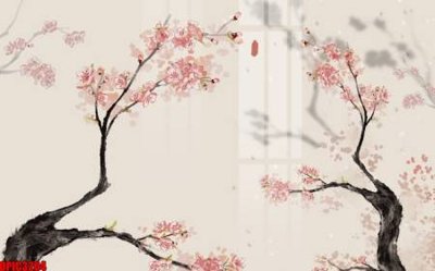 File tranh file tranh bộ decor in treo tường tráng gương OPIC3204 (gốc) chủ đề động vật