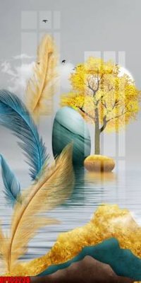 File ảnh gốc file tranh bộ decor in treo tường tráng gương OPIC3238 không vỡ nét