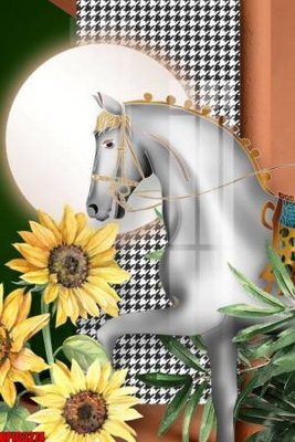 File in mica file tranh bộ decor in treo tường tráng gương OPIC3274 (bản gốc) làm vách ngăn