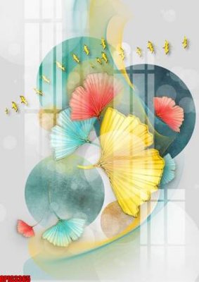 Download file gốc file tranh bộ decor in treo tường tráng gương OPIC3365 (dùng cho in ấn)