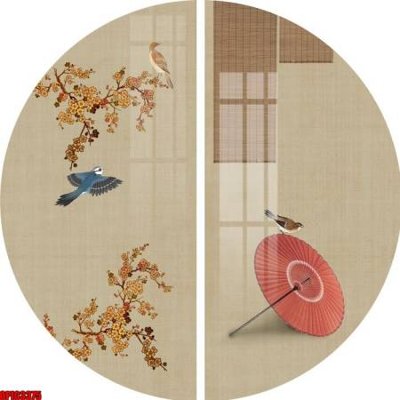 File ảnh file tranh bộ decor in treo tường tráng gương OPIC3375 (gốc) in quảng cáo ngoài trời