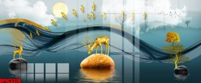 File in lụa file tranh bộ decor in treo tường tráng gương OPIC3378 (chất lượng cao) file tranh bộ decor in treo tường tráng gương OPIC3378