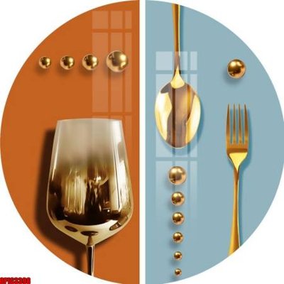 File tranh file tranh bộ decor in treo tường tráng gương OPIC3398 (bản gốc) in lụa 5D