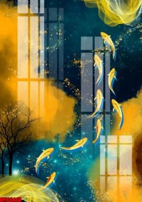 Download file gốc file tranh bộ decor in treo tường tráng gương OPIC3448 (in mica) trong suốt