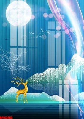 File in ấn cao cấp file tranh bộ decor in treo tường tráng gương OPIC3463 (file gốc)