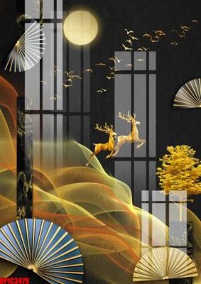 File gốc in ấn file tranh bộ decor in treo tường tráng gương OPIC3479 (sẵn sàng tải về)