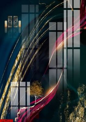 File tranh ảnh gốc file tranh bộ decor in treo tường tráng gương OPIC3498 dùng cho in khổ lớn