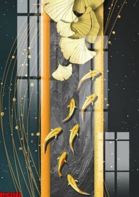 Ảnh mô tả file gốc in mica file tranh bộ decor in treo tường tráng gương OPIC3503