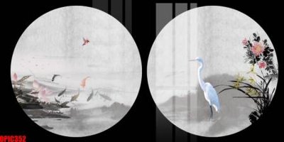 File gốc file tranh bộ decor in treo tường tráng gương OPIC352 (ảnh chi tiết) để in lụa