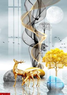 Download file gốc file tranh bộ decor in treo tường tráng gương OPIC3534 (in mica) logo