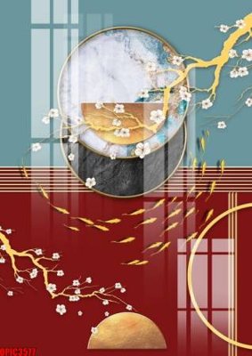 File in ấn cao cấp file tranh bộ decor in treo tường tráng gương OPIC3577 (file gốc)