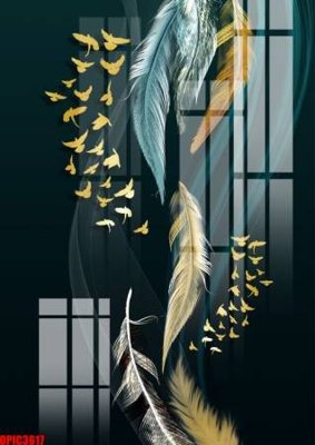 File gốc file tranh bộ decor in treo tường tráng gương OPIC3617 (PSD/TIFF) độ phân giải cao