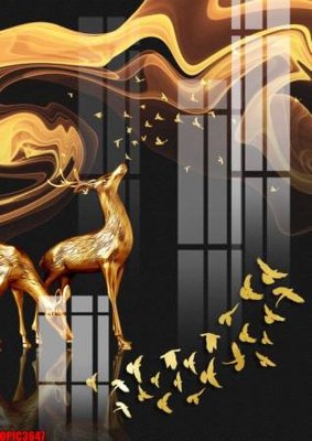 File gốc file tranh bộ decor in treo tường tráng gương OPIC3647 (PNG) chất lượng cao