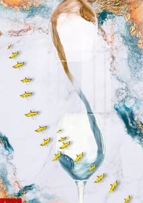 Download file tranh file tranh bộ decor in treo tường tráng gương OPIC3649 (file gốc PSD)