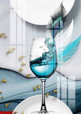 File gốc file tranh bộ decor in treo tường tráng gương OPIC3653 (in 3D) cho trang trí