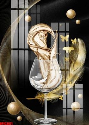 File gốc file tranh bộ decor in treo tường tráng gương OPIC3671 (in ấn) màu sắc trung thực