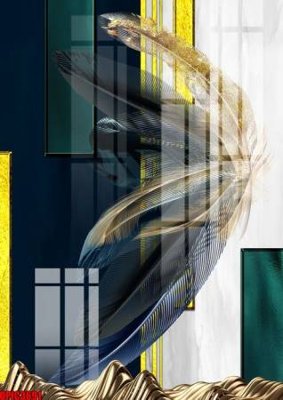 Download file gốc file tranh bộ decor in treo tường tráng gương OPIC3691 (in mica) 3D