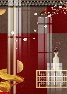 Download file file tranh bộ decor in treo tường tráng gương OPIC3733 (gốc) cho xưởng in