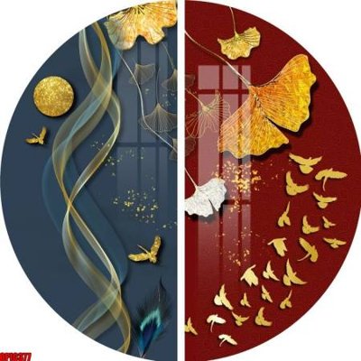 File tranh ảnh gốc file tranh bộ decor in treo tường tráng gương OPIC377 dùng cho in khổ lớn