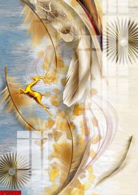 File tranh file tranh bộ decor in treo tường tráng gương OPIC3806 (bản gốc) trang trí văn phòng