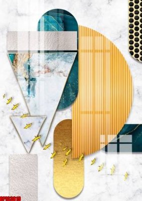 File gốc file tranh bộ decor in treo tường tráng gương OPIC3819 (in tráng gương) hiện đại