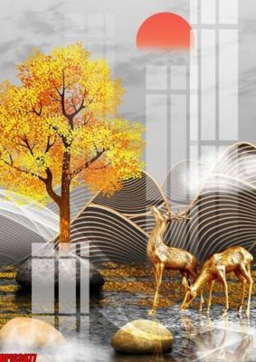 Chi tiết file tranh tráng gương file tranh bộ decor in treo tường tráng gương OPIC3877 (ảnh gốc)