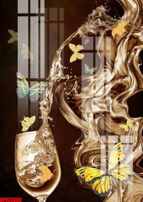 Ảnh gốc file tranh bộ decor in treo tường tráng gương OPIC3880 (độ nét cao) in mica