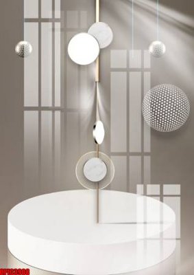 Tải file file tranh bộ decor in treo tường tráng gương OPIC3908 (PSD) cho in tranh 3D