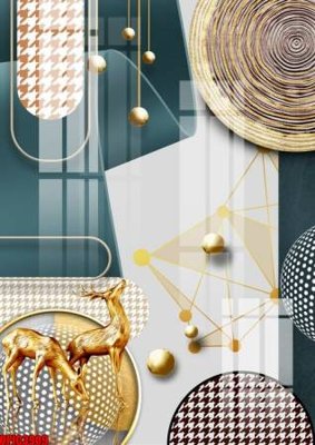 File in trần file tranh bộ decor in treo tường tráng gương OPIC3909 (bản gốc) mây trời